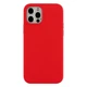 Чехол силиконовый Full Size для iPhone 12 12 Pro защитный с микрофиброй внутри красный - зображення 1