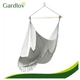 Гамак кресло подвесное 210 см серое хлопок 2 подушки для сада и балкона Gardlov - зображення 6
