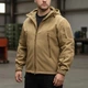 Куртка тактична ESDY Softshell Shark Skin 01 (койот) 2XL - изображение 2