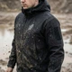 Куртка тактична ESDY Softshell Shark Skin 01 (чорний) S - изображение 4