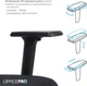 Крісло комп'ютерне офісне ергономічне OfficePro Fusion Black (OC577B) - зображення 11