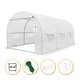 Теплица LEOBRO Garden 10м2 с усиленным стальным каркасом (LB-10M25W) - изображение 1