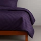 Пододеяльник U-Tek Сатин Двуспальный 175х210 см Boston Anthracite Stripe (AS17521) - изображение 1