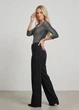 Боди женский с серебристой нитью Tally Weijl Черный 13598 XS (укр 40-42) - изображение 3