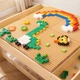 Klocki konstrukcyjne Masterkidz z nakladką na panel 135 elementów MK0024 (5906280655648) - obraz 2