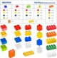 Klocki konstrukcyjne Masterkidz z nakladką na panel 135 elementów MK0024 (5906280655648) - obraz 9
