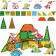Klocki magnetyczne Woopie Dino 30 elementów 558390 (5906280655839) - obraz 2