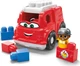 Klocki konstrukcyjne Mattel Mega Bloks pojazd strażacki Freddy z figurką 6 elementów Czerwony GXX08 (887961964653) - obraz 2
