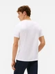 Футболка хлопковая длинная мужская Tommy Hilfiger 78Ja560-100(Optic White) 2XL Белая (197232614850) - зображення 2
