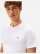 Футболка хлопковая длинная мужская Tommy Hilfiger 78Ja560-100(Optic White) 2XL Белая (197232614850) - зображення 5