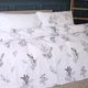 Простынь MirSon Ranforce Elite 17-0956 White Botanica 150х220 см (2200013182955) - изображение 5