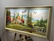 Картина Домик лесника в багетной раме 50х100 см. №414 - изображение 3