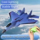 Радиоуправляемый самолет-истребитель ZY-320 Pro на пульте управления с LED-подсветкой Blue - изображение 6