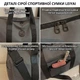 Сумка для тренувань та подорожей LEIYAI: зносостійка спортивна сумка з відсіком для кросівок, ручна поклажа, універсальна модель для залу та поїздок (сірий) - зображення 5