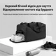 Сумка для тренувань та басейну з герметичним відділом для вологого одягу та кросівок (хакі) - зображення 9