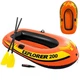 Надувная лодка полуторка Intex 58331 с веслами и насосом, Explorer-200 (58331-INT) - изображение 1