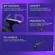 Кресло для геймеров Proove Gaming Hunter компьютерное Ergo ткань 170°+17° 150kg колеса бесшумные PU 65mm Black - изображение 4