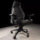 Кресло для геймеров Proove Gaming Unit компьютерное Ergo экокожа 170°+17° 150kg колеса бесшумные PU 65mm Black - изображение 6