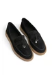 Лофери замшеві жіночі Meideli 6162/Black/TP308-1/B 38 Чорний - изображение 3