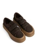 Кеди шкіряні жіночі Hengji 2067/Coffee/Suede/A566-12/B 40 Коричневий - зображення 3
