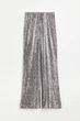 Брюки H&M XS серебристый 10041113762 - изображение 1