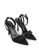 Босоніжки жіночі на підборах Meideli 8073/Black/H9326-66/B 37 Чорний - зображення 2