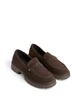 Лофери замшеві жіночі PLPS 6172/Brown/R075-6/B 40 Коричневий - изображение 2
