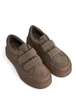 Кеди шкіряні жіночі Hengji 2067/Khaki/Suede/A566-10/B 41 Коричневий - изображение 3