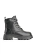 Черевики шкіряні жіночі Veagia 4133/Black/logo/8096-1/B 36 Чорний - изображение 1