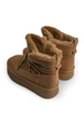 Уггі зимові жіночі FDLT 9094/Camel/Fur/4262/9183/B 39 Коричневий - зображення 4