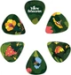 Набор медиаторов D'Addario 1CWH4-11B2 Yellow Submarine 55th Anniversary Guitar Picks - Pepperland Woods - изображение 1