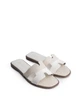 Шльопанці жіночі Loretta 8036/Beige-White/H116-3/B 39 Бежевий - зображення 2