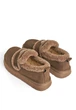 Уггі замшеві жіночі ITTS 9057/DarkBeige/5275-35/B 41 Коричневий - изображение 4