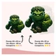 Пазл Ukropchik дерев'яний Супергерой Халк size — M у коробці з набором-рамкою (Hulk Superhero A4) - изображение 2