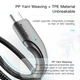 Кабель Essager Rousseau USB to Micro 2.4A Fast Charging Cable 1 м Black (EXCM-LS01) - изображение 4