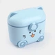 Контейнер для дитячої суміші та продуктів "Веселе кошеня", блакитний - изображение 1