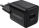 Мережевий зарядний пристрій CHOETECH USB-A/USB-C 30 Вт (PD5012-EU-BK) - зображення 1