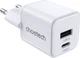 Мережевий зарядний пристрій CHOETECH USB-A/USB-C 30 Вт (PD5012-EU-WH) - зображення 1