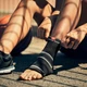 Бандаж на голеностоп Adidas, эластичный, трикотажный, XL обхват лодыжки 26-40 см, черный (1шт.) (ADSU-12512BK-NL-XL) - изображение 2