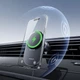 Автомобільний тримач із бездротовою зарядкою Baseus PrimeTrip VC2 Pro Magnetic Wireless Charging Car Mount Qi2.2 Black C0013N00 - изображение 8