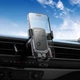 Автомобільний тримач Hoco H80 Vista gravity Car holder (air outlet) Black - изображение 8