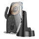 Автомобільний тримач із бездротовою зарядкою Hoco HW27 Traveler infrared RGB wireless 15W Black - зображення 1