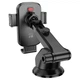 Автомобільний тримач Hoco H79 Vista push-type car holder H79 (center console) Black - изображение 4