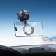 Автомобільний тримач HOCO H92 High vacuum suction cup magnetic holder 4.5-7" Black - зображення 7