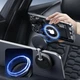 Автомобільний тримач ROCK QS6 Vacuum Suction Cup Magnetic Phone Holder Black - зображення 4