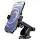 Автомобільний тримач Hoco CA83 David one-button center console car holder Black - зображення 4
