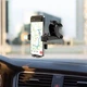 Автомобільний тримач Hoco CA83 David one-button center console car holder Black - зображення 7