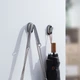 Тримач-гачок в автомобіль універсальний Baseus Beetle Vehicle Hook Dark Grey ACGGJK-0G - зображення 7