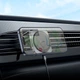 Автомобільний тримач із бездротовою зарядкою Hoco HW15 Speed Magnetic (Air Outlet) Metal Gray - изображение 6