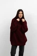 Светр FAMO KOF-223009 Бургунді one size One size (KOF-223009) - зображення 5